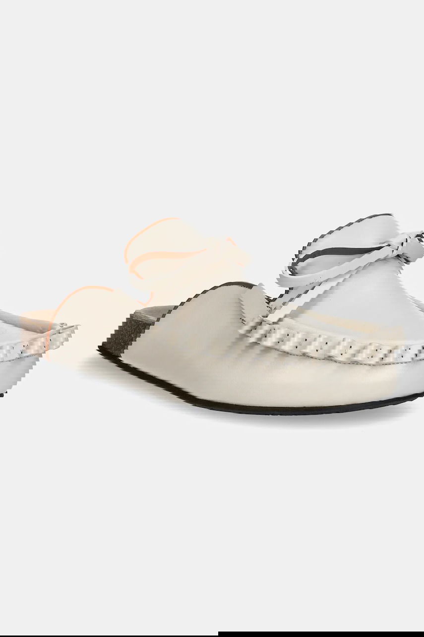 Superge in čevlji JW Anderson JW Anderson Leather Mules Bela | LF0069.LA0323.002, 0