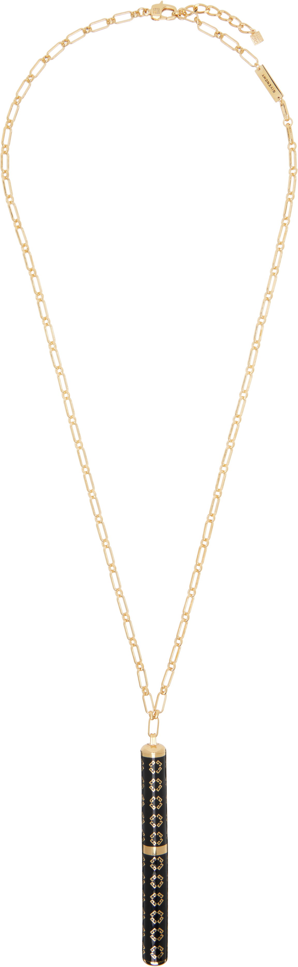 Ogrlica Givenchy Givenchy Charm Pen Monogram Pendant Necklace Kovinski | BN00EZF045005, 0