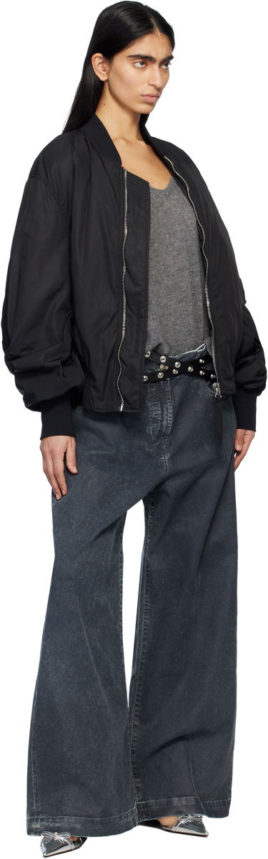 Pasovi The Attico Attico Press-Stud Belt Črna | 250WKE00027 LBT019AA, 2