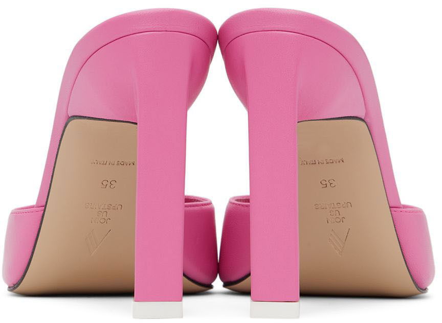 Modni dodatki The Attico Attico Kaia Heeled Sandals Roza | 227WS228 L001, 1