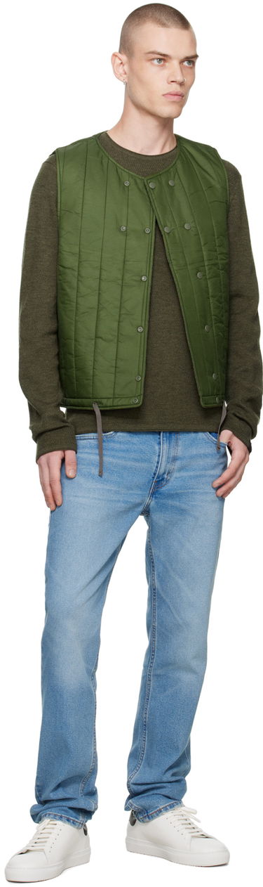Pleteni pulover rag & bone Collin Sweater Zelena | MBS22F023BV23, 3