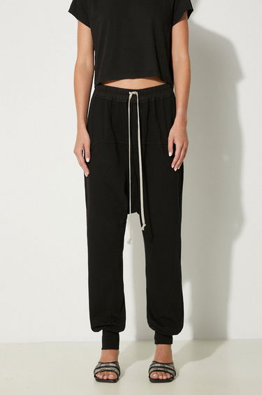Cargo hlače Rick Owens Prisoner Drawstring Pants Črna | DS02D2330.RIG, 0