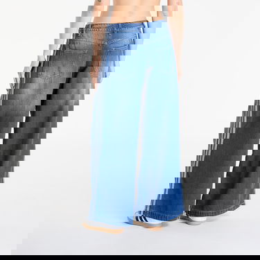 Kavbojke adidas Performance Adicolor Denim Adilenium Wide Leg Jeans Modra | JV7454, 2