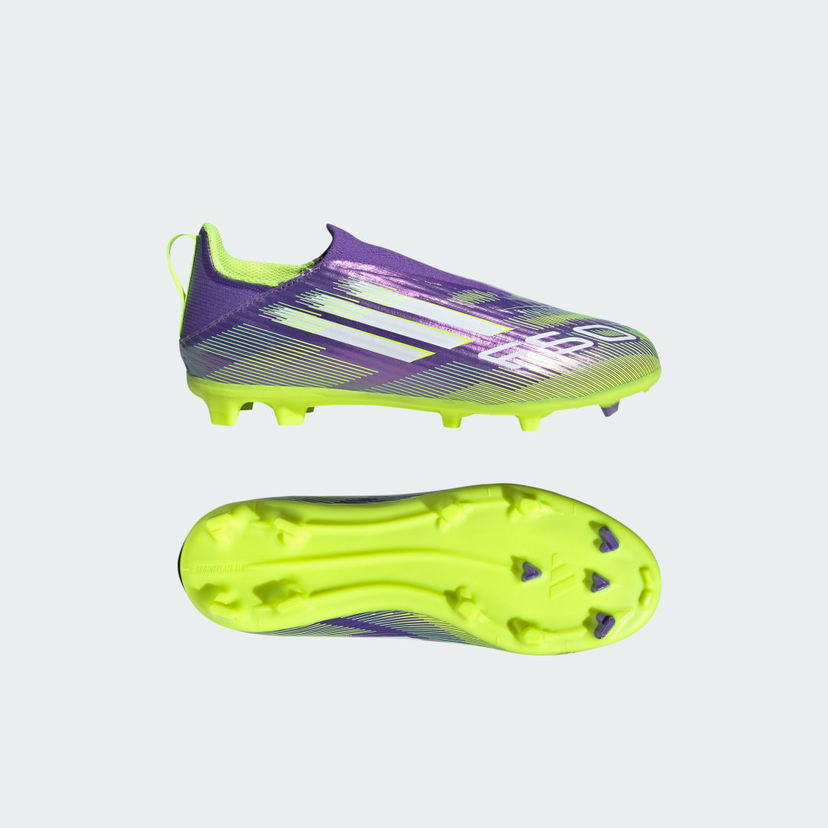 Superge in čevlji adidas Performance F50 League Laceless Firm/Multi-Ground Kids Lila | JH7743