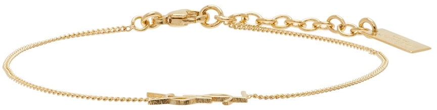 Zapestnica Saint Laurent Chain Opyum Bracelet Bež | 635533Y1500, 0