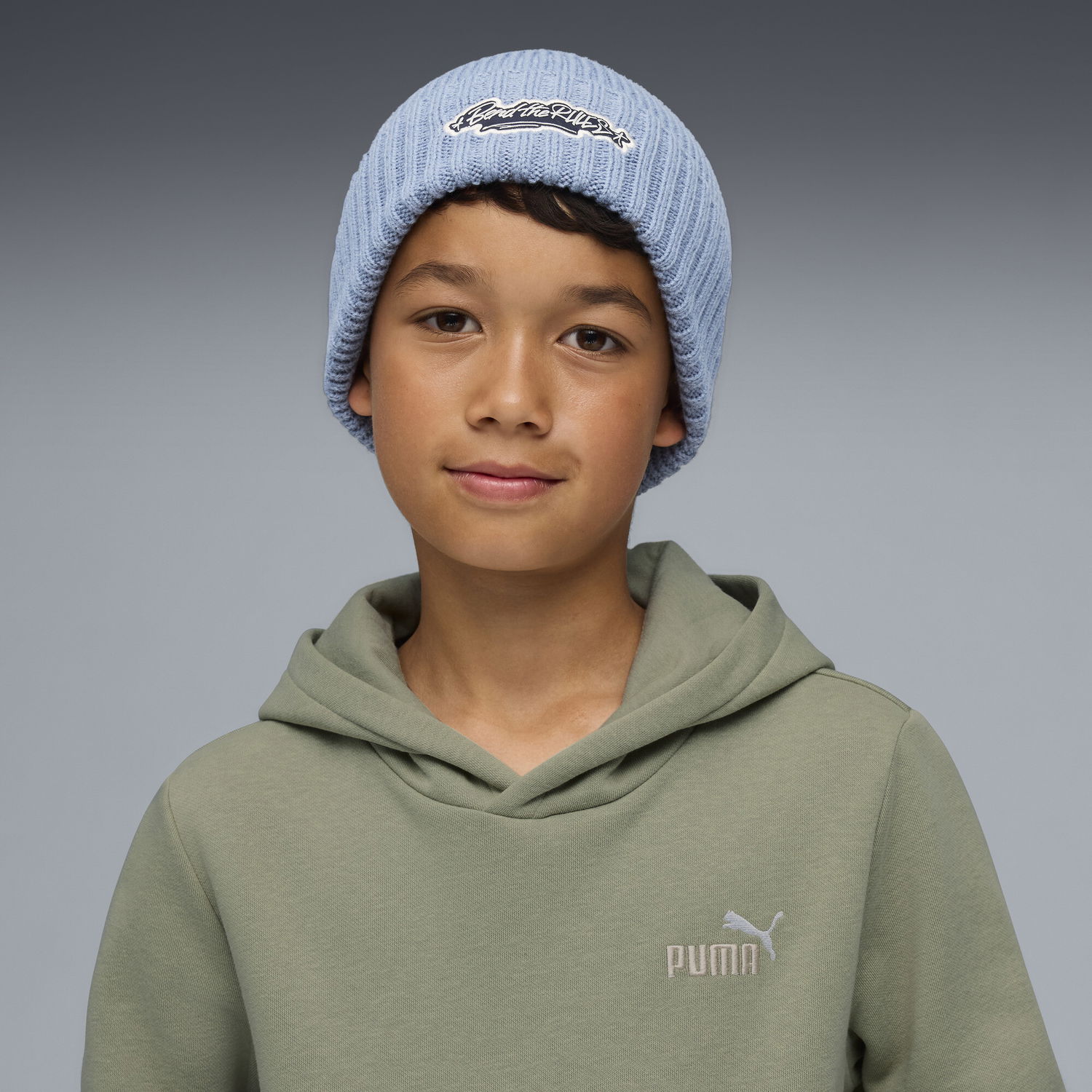 Beanie Puma Mid Crown Beanie with Bend the Rules Patch Modra | 026558_01, 1