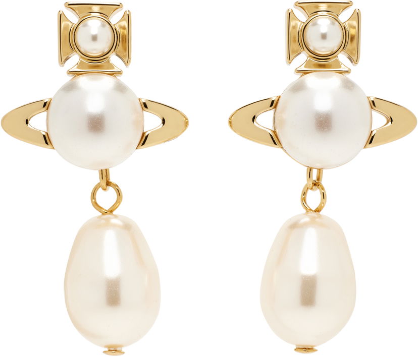 Uhani Vivienne Westwood Inass Earrings Kovinski | 62020104-02R107-CN