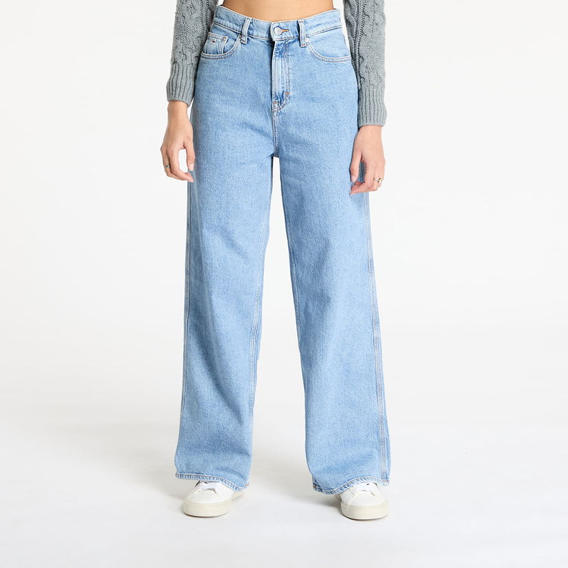 Kavbojke Tommy Hilfiger Tommy Jeans Claire High Rise Wide Jeans W27/L30 Modra | DW0DW19558 1AB