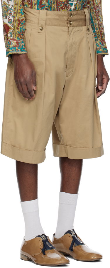 Kratke hlače Engineered Garments Engineered Garments Gurkha Seersucker Shorts Bež | 25S1E005, 4