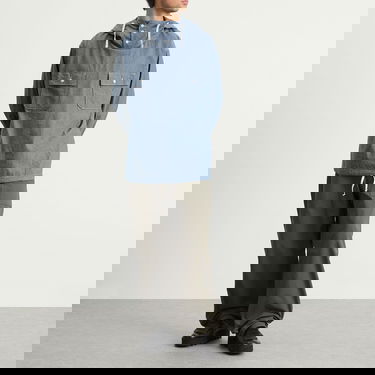 Srajce Engineered Garments Engineered Garments Chambray Cagoule Shirt, Size Small Modra | 25F1A010-RK025, 4