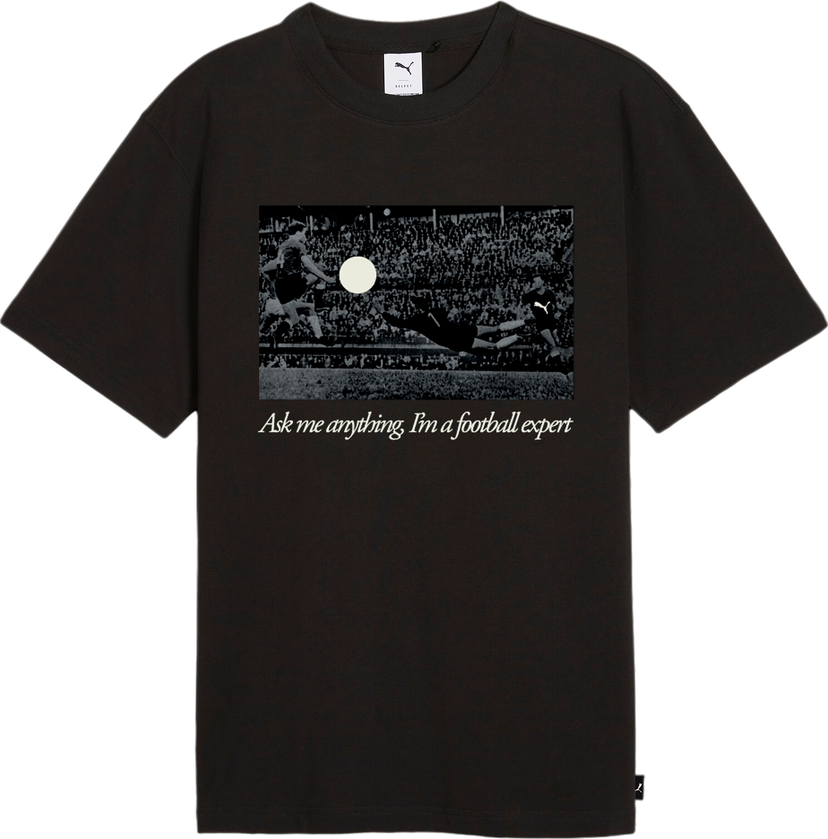 Majica Puma Graphics Football Expert Tee Črna | 628185-01