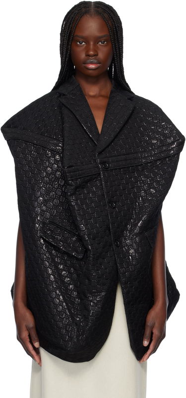 Telovnik Comme des Garçons Comme des Garçons Lame Floating Weave Vest Črna | GO-J027-051-1, 0