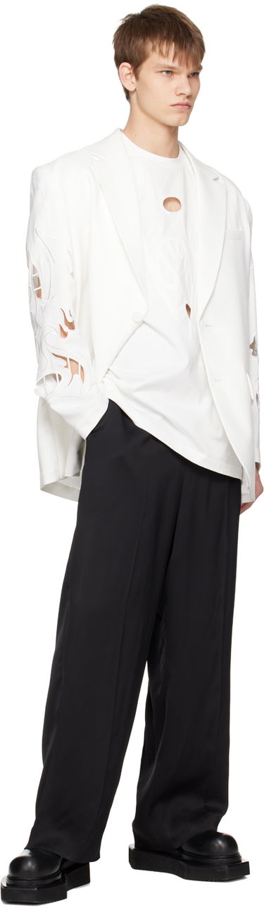 Majica Feng Chen Wang Feng Chen Wang Cutout T-Shirt Bela | FUS15TS01, 3