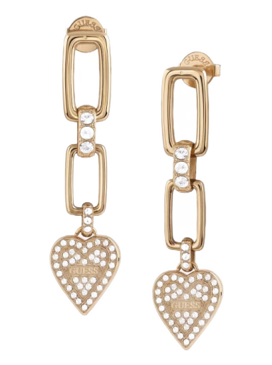 Uhani GUESS “Love Me Tender” Earrings Kovinski | JUBE03247JW