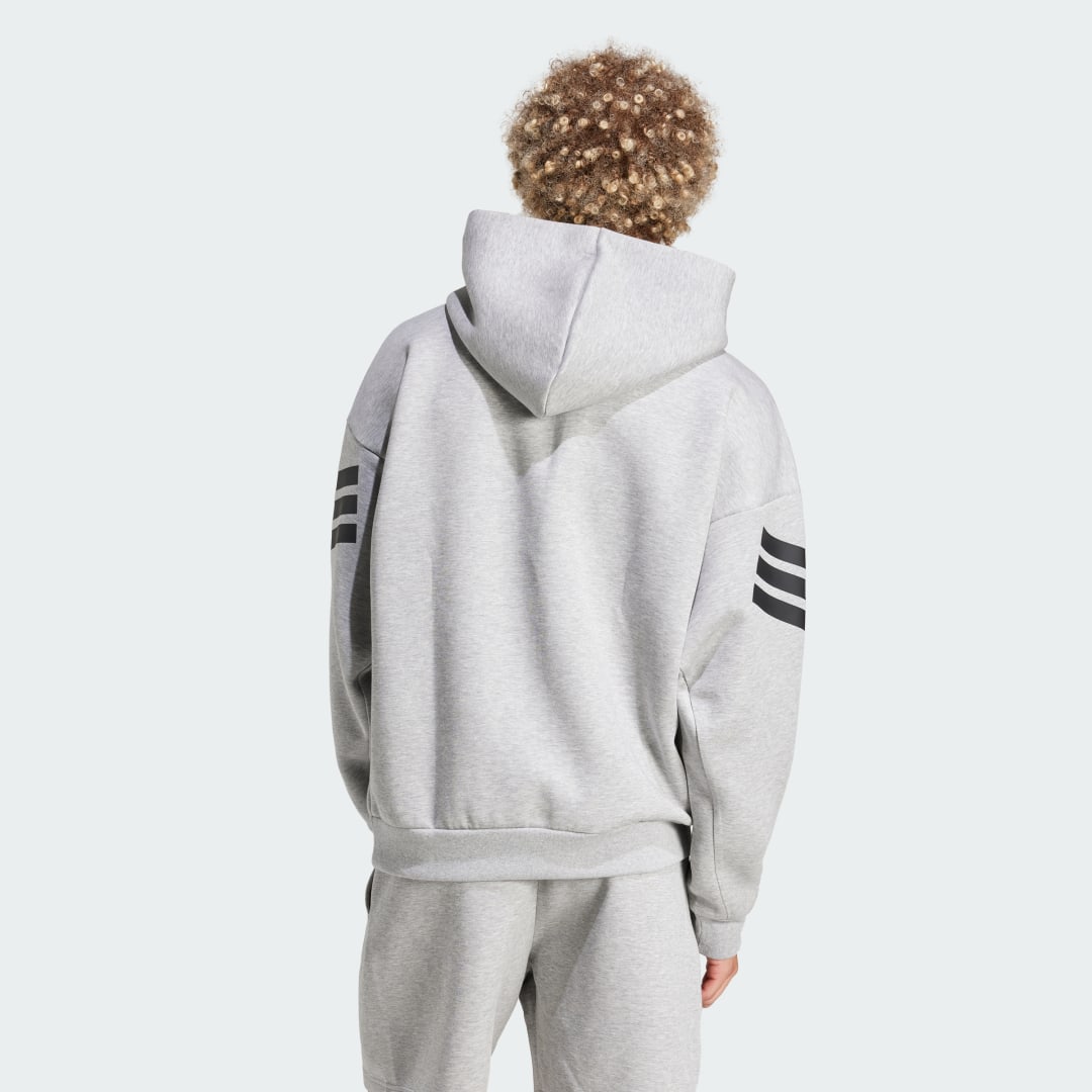 Pulover adidas Performance Future Icons 3-Stripes Hoodie With Drawstring Siva | JD4847, 1