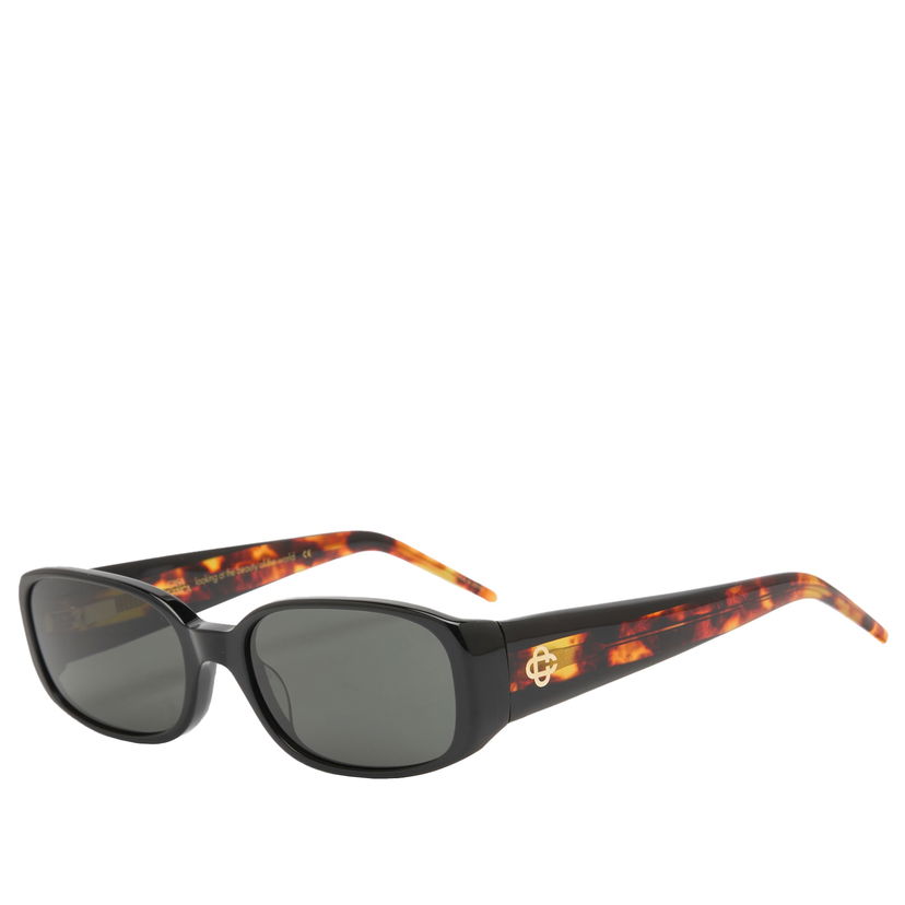 Sončna očala Casablanca Casablanca Oval Stripe Acetate Sunglasses Rjava | EW-078-01-BLTQ
