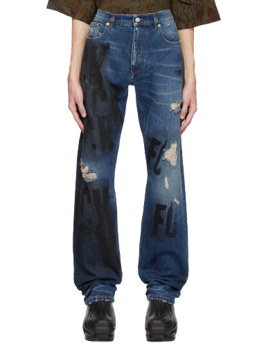 Kavbojke 1017 ALYX 9SM Mark Flood Edition Jeans Mornarica | AAUPA0416FA01