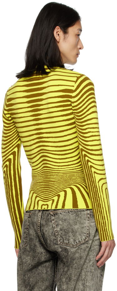 Majica Jean Paul Gaultier Gaultier Body Morphing Striped Sweater Rumena | 23/12-F-PL028-M046-4144, 2