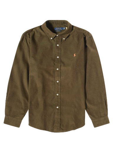 Srajce Polo by Ralph Lauren Corduroy Button Down Shirt Zelena | 710853123011