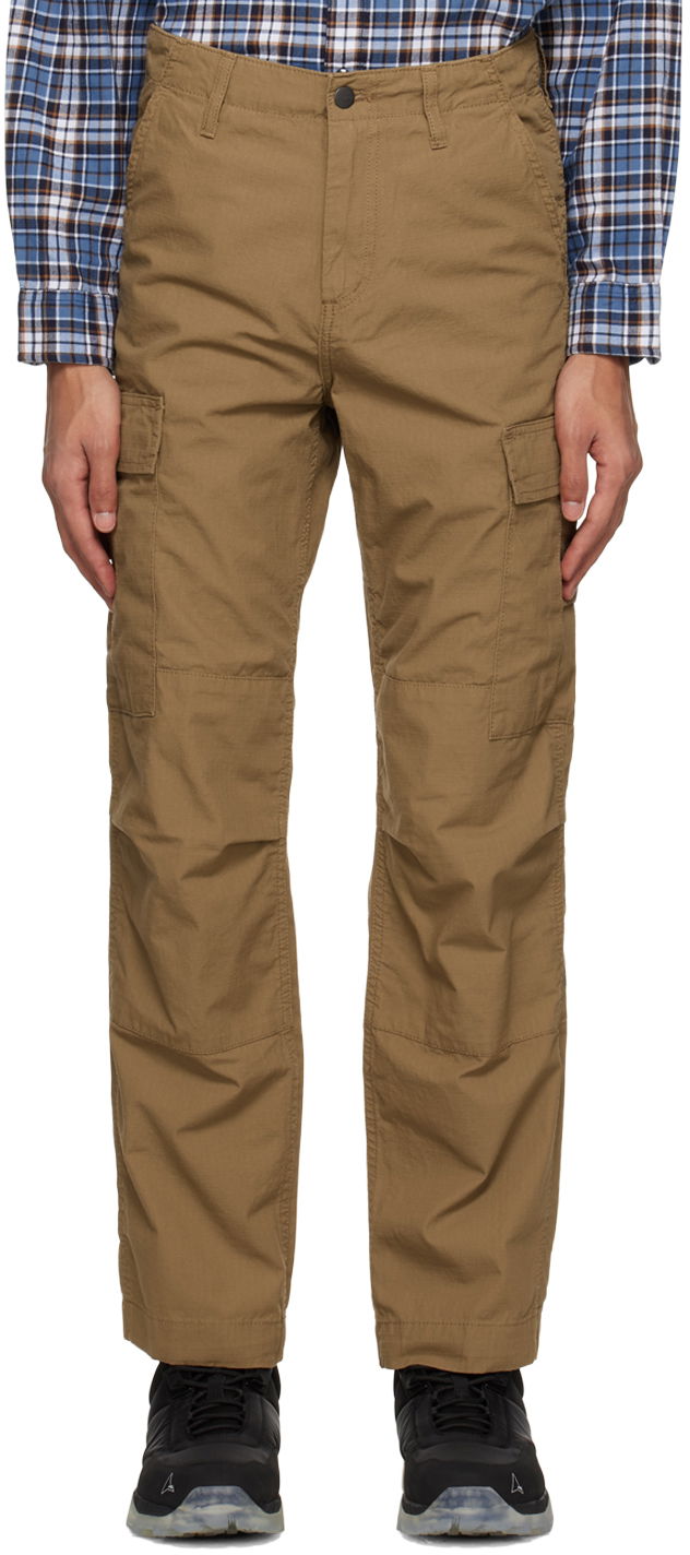 Cargo hlače Carhartt WIP Regular Fit Cargo Pants Rjava | I015875