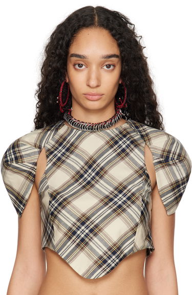 Uhani Chopova Lowena Chopova Lowena Nimbus XL Hoop Earrings Rdeča | 6508, 2