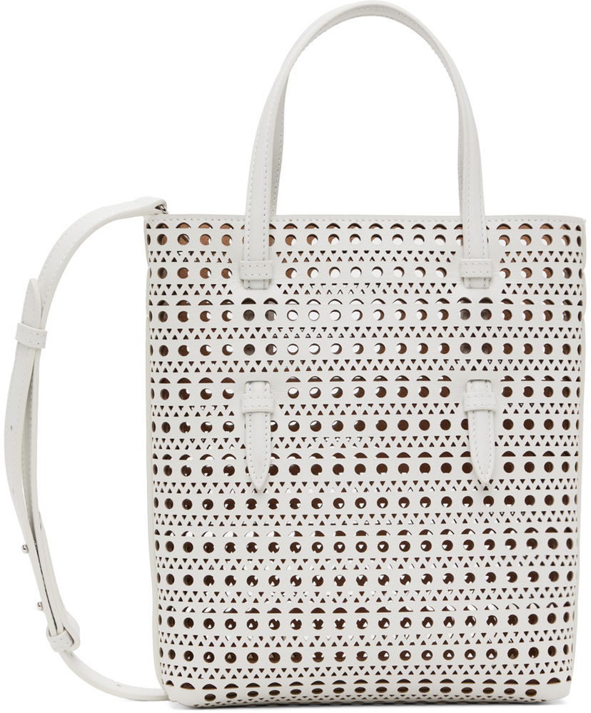 Tote bag Alaïa Perforated Leather Tote Bag Bela | AA1S06818CA263