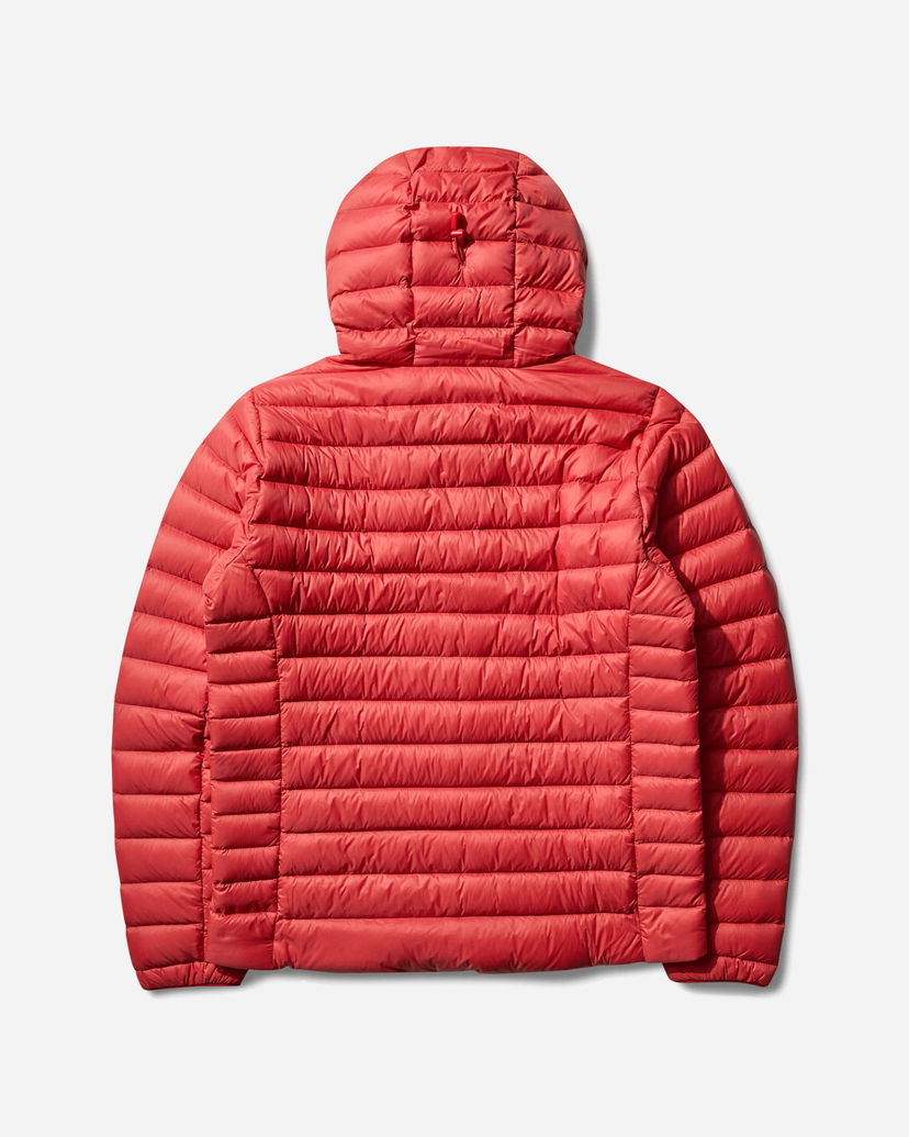 Puhovka Patagonia Down Sweater Hooded Jacket Rdeča | 84702 AMRE
