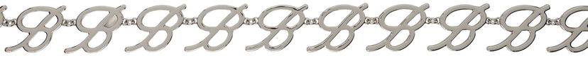 Zapestnica Blumarine Silver Logo Chain Belt Kovinski | P422W263A