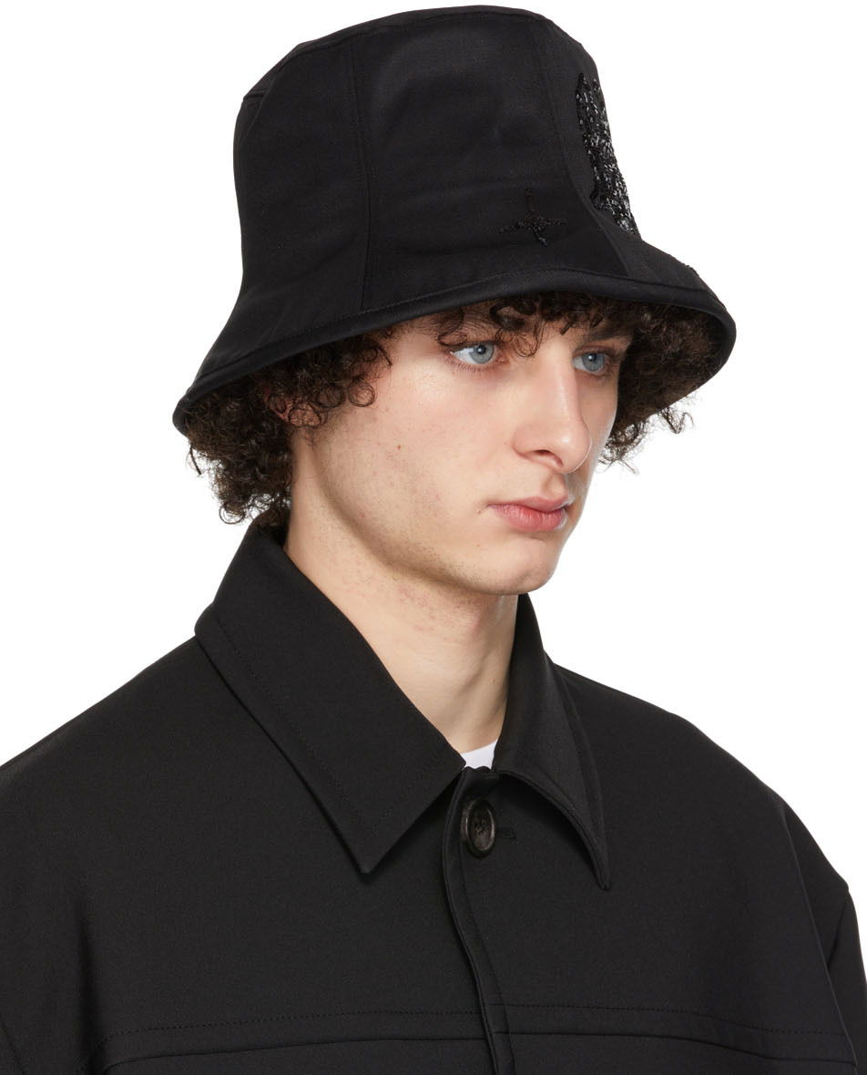 Klobuk We11done We11done Angel Sequin 6-Panel Hat Črna | WD-AH1-22-411-U-BK, 1