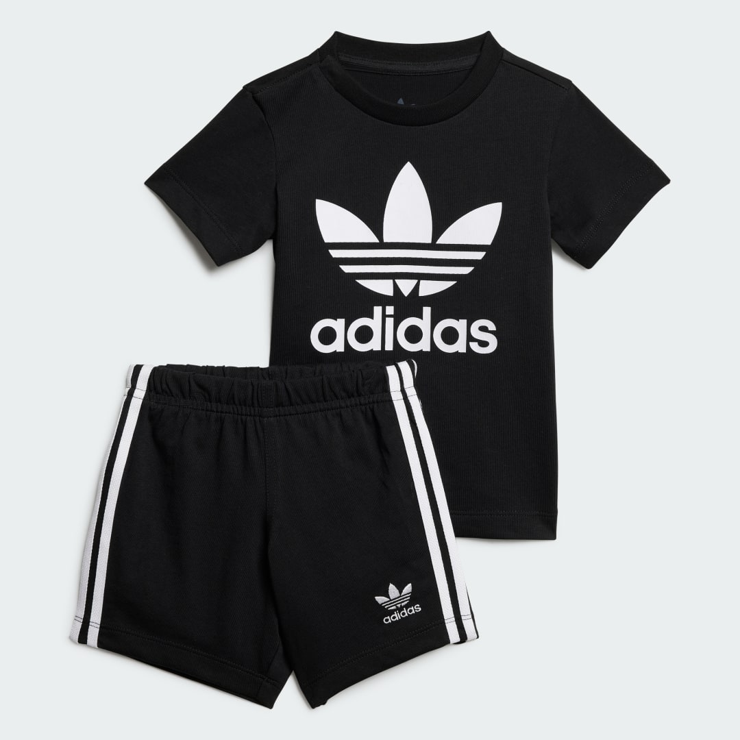 Trenirka adidas Performance Shorts and Tee Set Črna | JC6583, 0