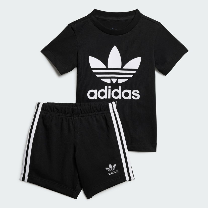 Trenirka adidas Performance Shorts and Tee Set Črna | JC6583