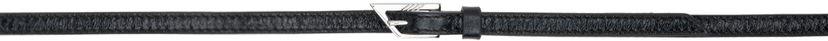 Pasovi The Attico Attico Pin-Buckle Belt Črna | 247WKE23 L070