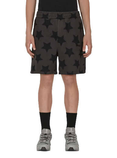 Kratke hlače Awake NY Star Printed Sweatshorts Črna | AWK-SP22-SH001 CHARCOALBLACK