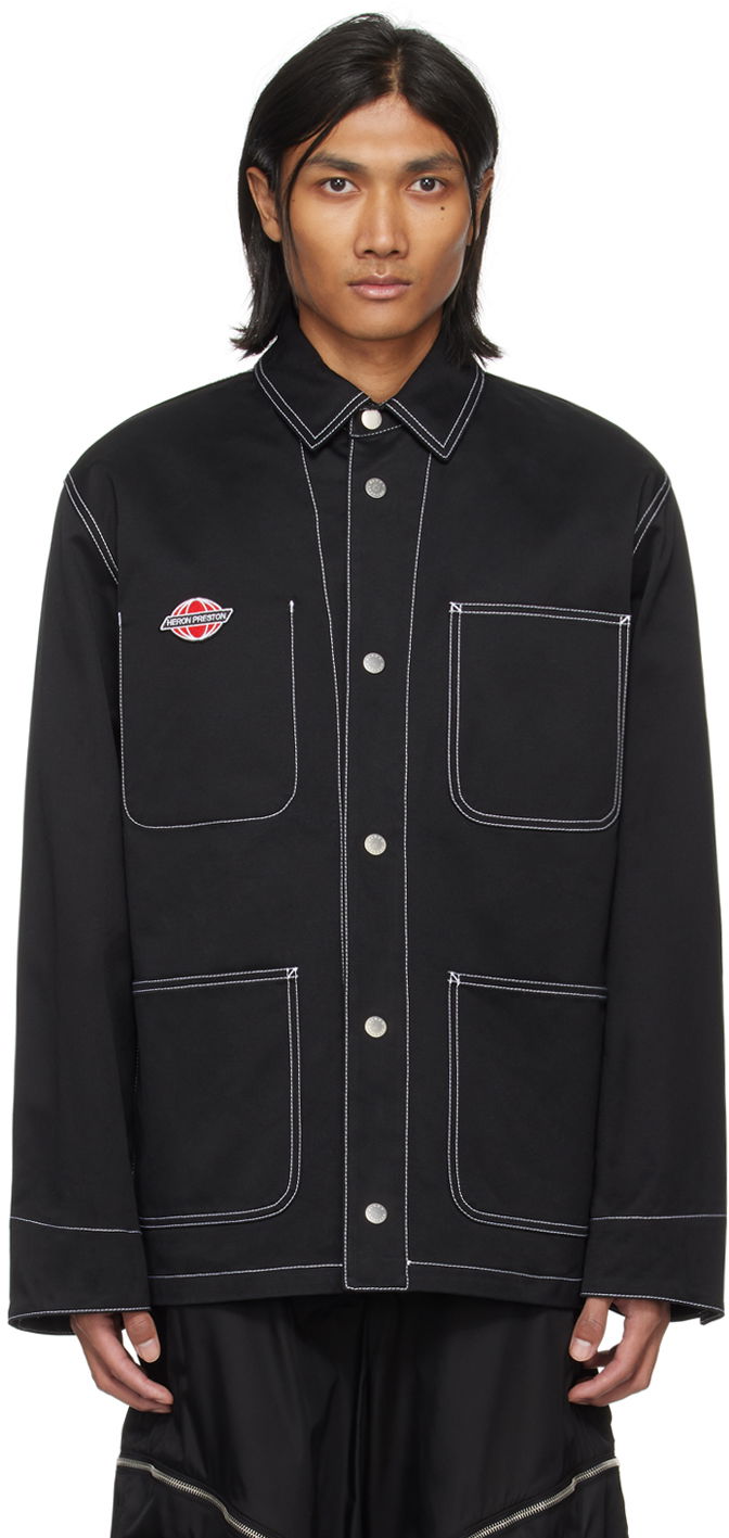 Jakna HERON PRESTON Ghost Jacket Črna | HMES001S23FAB0011000