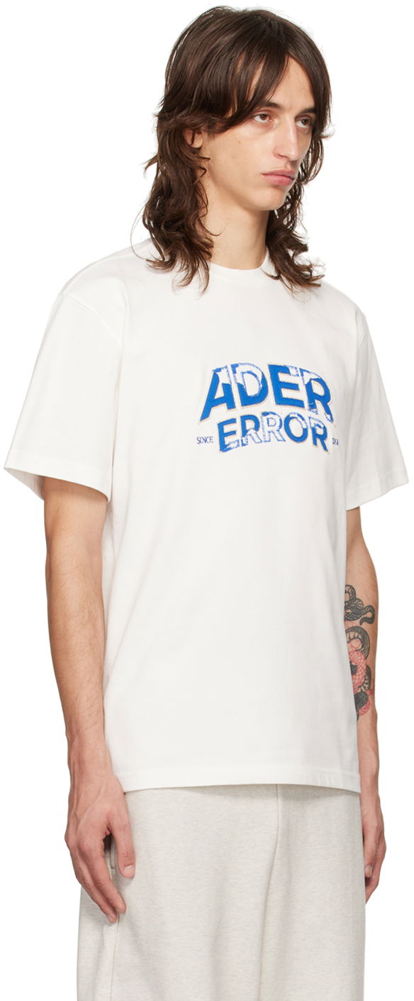 Majica ADER ERROR Flocked Logo T-Shirt Bela | BN25FYTS0101OW, 1
