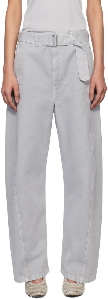 Cargo hlače LEMAIRE Lemaire Twisted Belted Trousers Siva | PA326 LD1036, 0