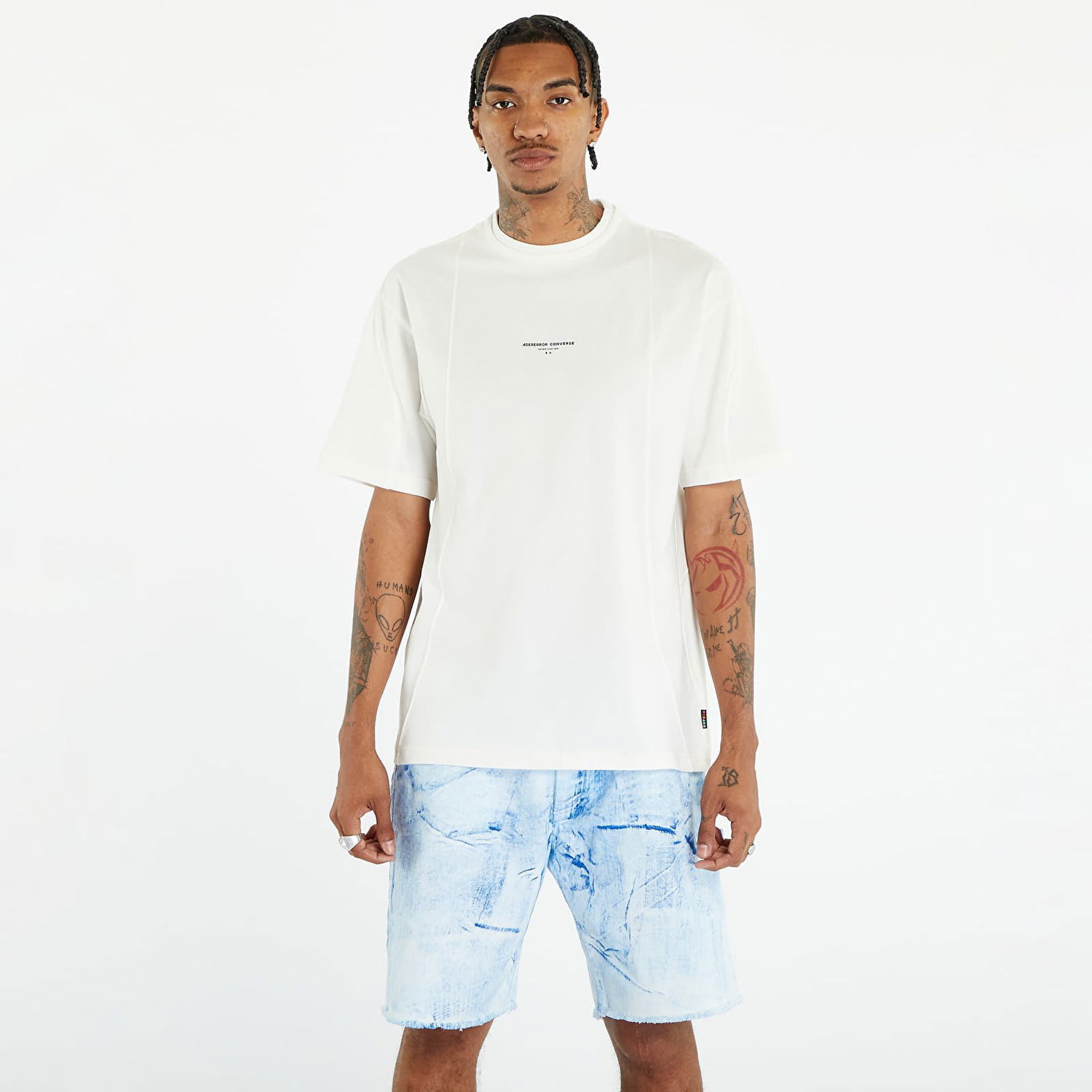 Majica Converse x ADER ERROR SHAPES TCloud Dancer Bela | 10025817-A01, 0