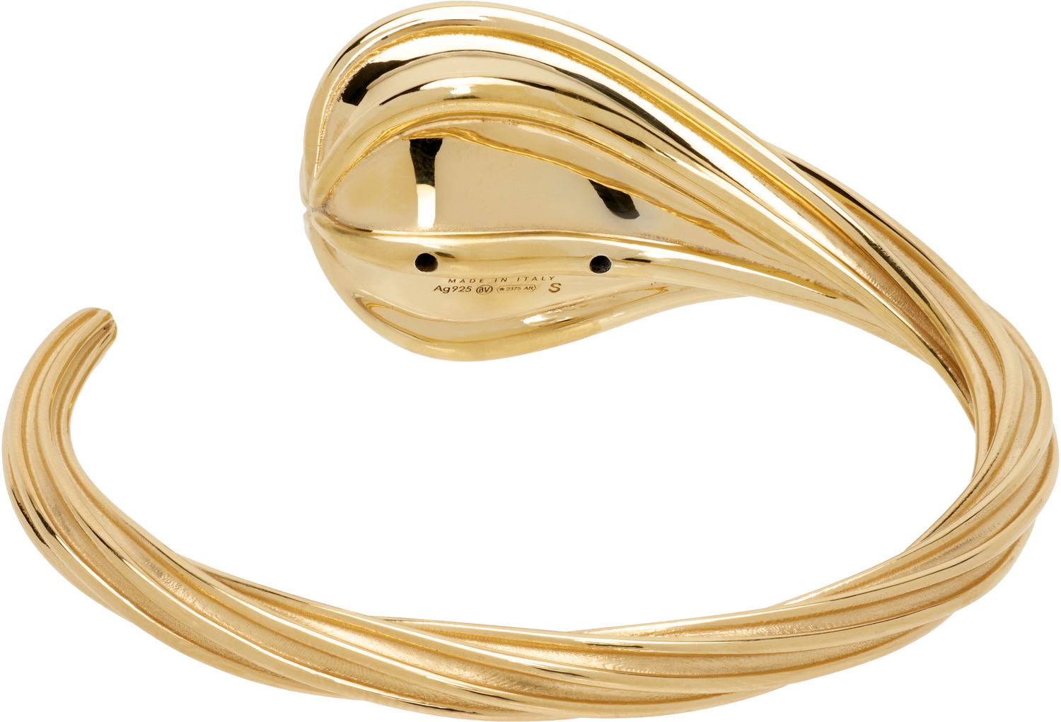 Zapestnica Bottega Veneta Bottega Veneta Gold Drop Cuff Bracelet Rumena | 838149 VAHU0, 1