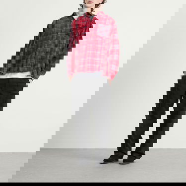 Srajce Needles 7 Cuts Over Dyed Flannel Shirt Večbarvna | RW394-A, 4