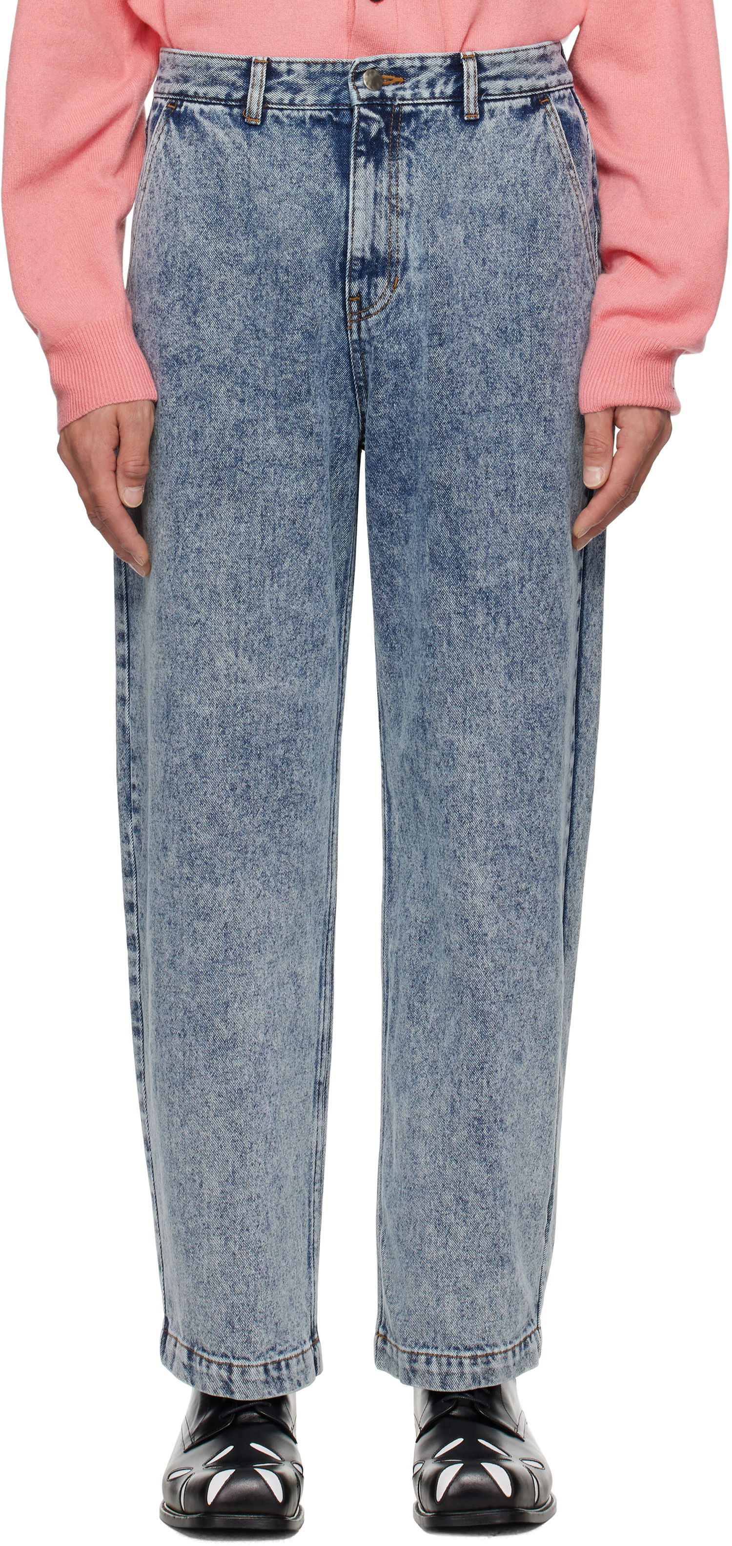 Kavbojke ADER ERROR ADER error Sig; TRS Tag 03 Jeans Modra | BO42FYJE0103BL, 0