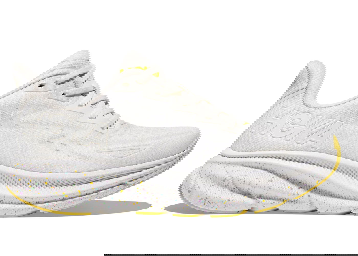 Superge in čevlji Hoka One One Clifton 9 White Lemonade (Women's) Bela | 1127896-WTL, 0