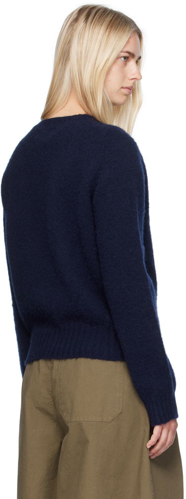 Pleteni pulover YMC Jets Sweater Modra | Q8AZB, 2