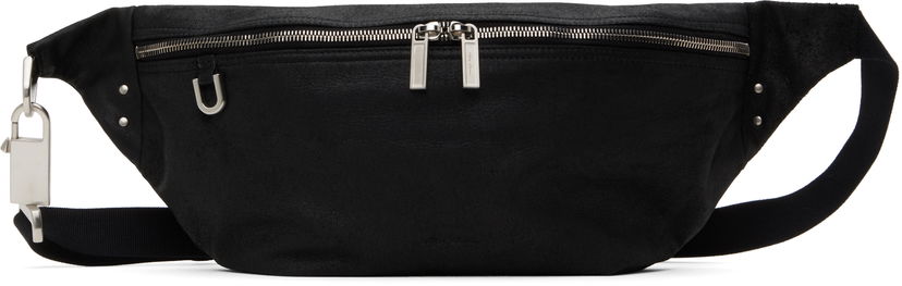 Torbice za okoli pasu Rick Owens Rick Owens Hollywood Bumbag Pouch Črna | RA01E0631 LBA