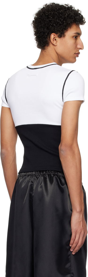 Majica Jean Paul Gaultier Jean Paul Gaultier Color Block T-Shirt Bela | 25/33-F-TS104P-J080-0100, 2