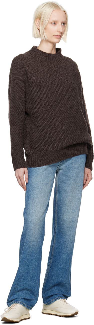 Pleteni pulover YMC YMC Loretta Knit Sweater Rjava | Q8XAQ, 3