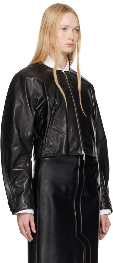 Bomber jakna Helmut Lang Helmut Lang Articulated Leather Jacket Črna | P01HW102, 1