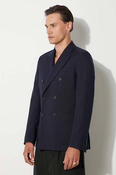 Jakna Paul Smith Paul Smith Double-Breasted Wool Blazer Mornarica | M1R.2320.N01746, 3