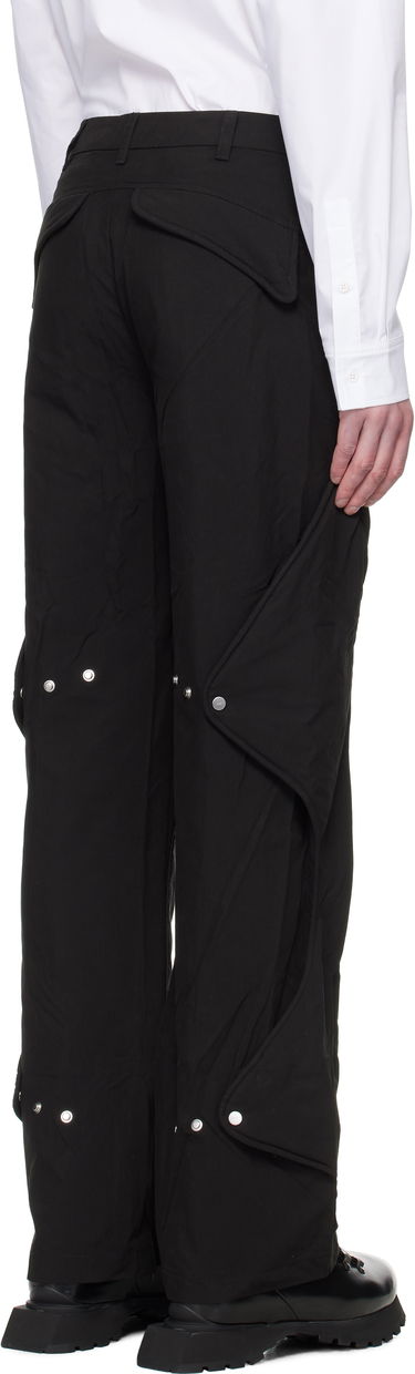 Cargo hlače HELIOT EMIL Heliot Emil Concordance Puffed Cargo Trousers Črna | SS25_M_10_108_BLK01_CO, 2