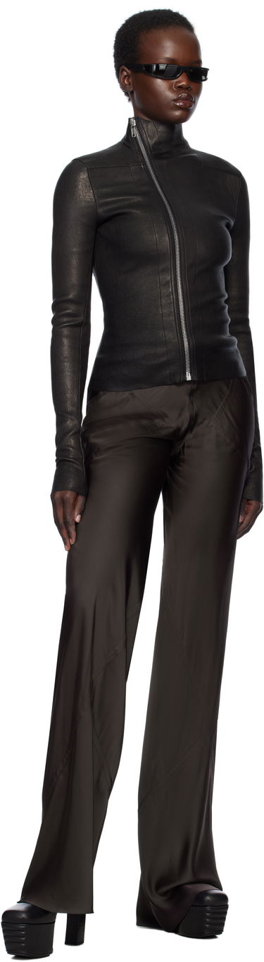 Pleteni pulover Rick Owens Rick Owens Hollywood Gary Leather Jacket Črna | RP01E7701 LSV, 3