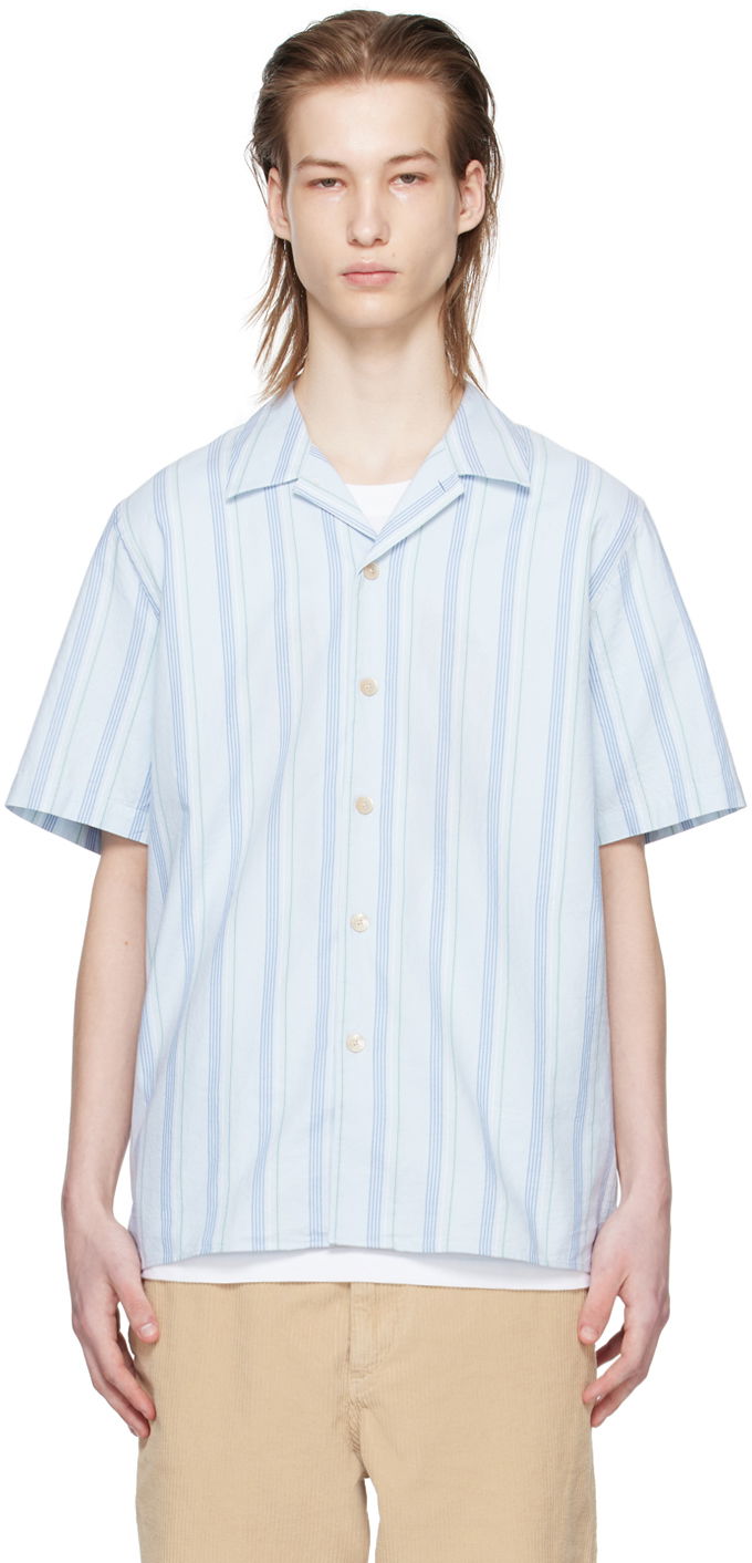 Srajce Paul Smith PS Paul Smith Stripe Vacation Shirt Modra | M2R-695U-M21996-41